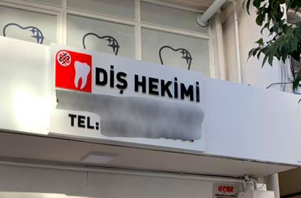 Dişçi Tabelası